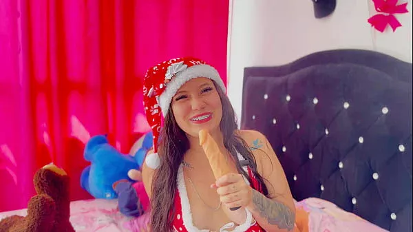 Hermosa latina Kitty Dj Squirt para Navidad – colombiana sexi puta caliente
