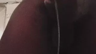 Pouring out some milk in the toilet before work today