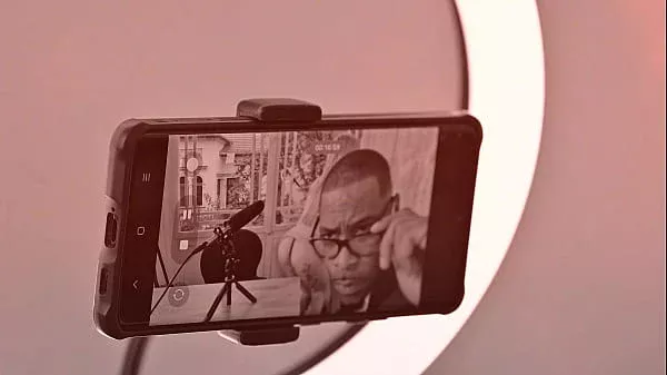 Sex Crazed Adult Influencer Gets Slammed DP Style While Filming A Live Podcast GP3346