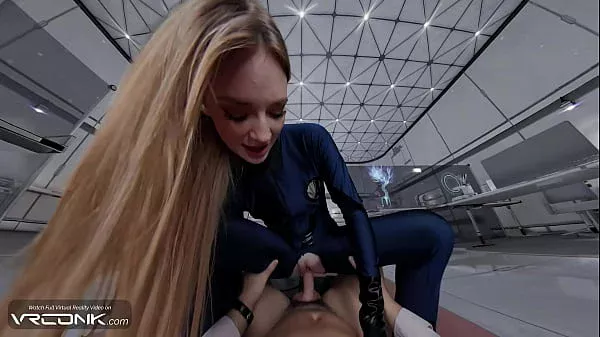 VR Conk: Blondy Susan Storm Gives Deep Blowjob In Fantastic Four Cosplay Parody