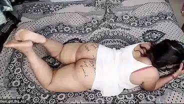 After a night party, a big-assed Indian girl has hardcore sex.