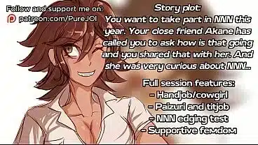 Akane Owari convinces you NNN is a bad thing to participate in (JOI)