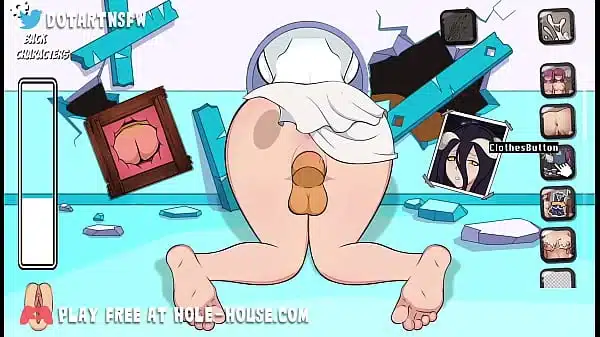 Albedo [Overlord] Full Scene Creampie Compliation Moaning Orgasms – Hole House Game [Rule 34, Hentai, Cartoon]