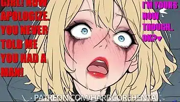 Blonde Slut Dominated By BWC