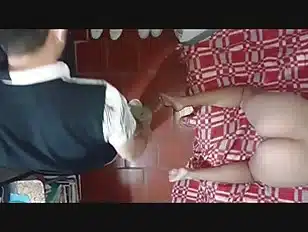CAMERA records how THE OLDER STEPSON has SEX WITH HIS STEPMOTHER – the camera is placed on the ceiling and they were fucking