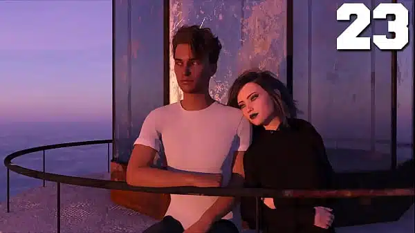 Elmwood University #23 – Romantic Date Night With Goth College Girl