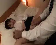 [English Subtitle] Sharing A Room To Take Shelter From The Rain With The Boss She Hates – Dripping Wet Busty Girl In Glasses Fucked And Made To Cum Over And Over… Nenne Ui