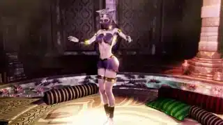 Exotic Сatgirl Concubine Belly Dances Barefoot In Egyptian Oasis Temple