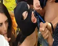 French Outdoor Bukkake 2 Girls