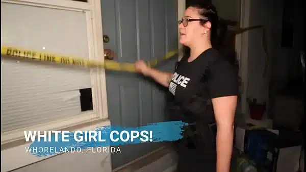 Fuck the Police 2 – Midget blonde White Girl Cops raid local stash house and seize custody of big black cock for fucking