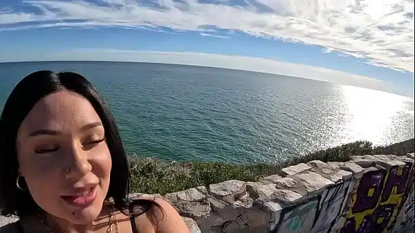 Fucking a Finnish tourist! After this scene she became a professional porn actress – Lola Bratz