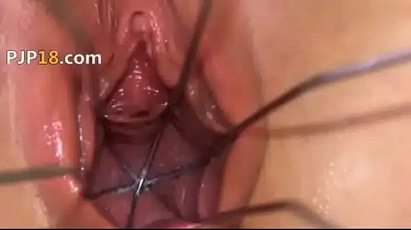 Gyno gaping of beautiful danish model