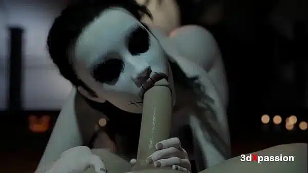 Halloween Night on the Forgotten Hill Busty girl gets fucked hard in the Graveyard