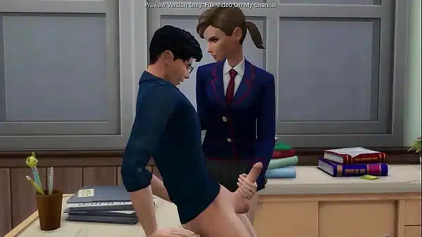 Horny British Student Gets Creampied By Japanese Teacher – sims 4 – 3D animation