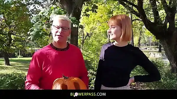 Horny redhead teaches Porno Dan a lesson