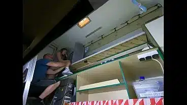 I asked my hostess to make me a cigarette but she looks so sexy in this mini skirt that I had to play with her pussy at least just a little bit