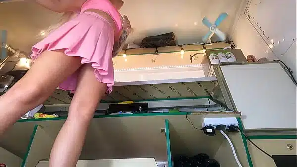 I just hope this sexy and dumb bitch wont ever find this hidden camera