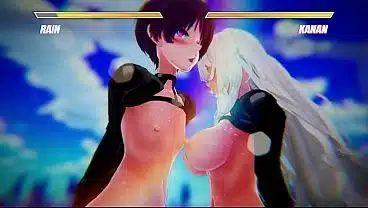 Lesbat Nipple battle