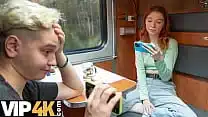 PINHOLE XXX. Teen anal fuck in the train. Hot sex with Mia Murkovski