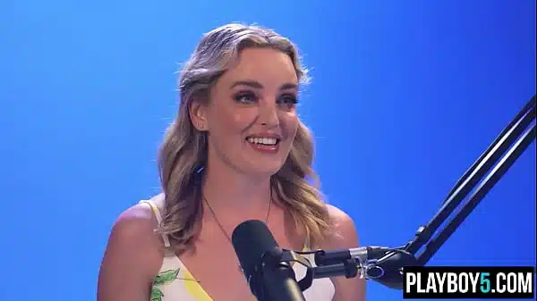 Podcast and masturbation with Ozzie MILF blonde Charlie Forde