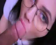 Prurient Boy Mouth Fuck His Girl’s, And She Gets Cum In Mouth