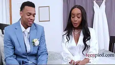 Short Ebony WIth Big Tits Asks Her Stepbro To Be Her First | TeenPied