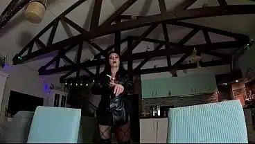 Smoking Domination POV Leather, Dirty Talk JOI with Cigarette Smoke 337