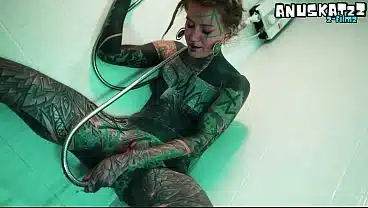 Solo Teen Masturbation Testing My New Shower Wand Toy