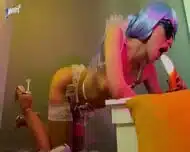 18 Year Old Solo Burst From Birthday Gift AngelDemon Hub Best XXX!