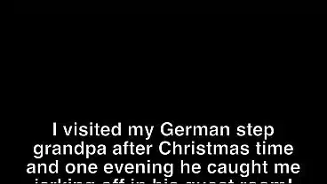 Caught jerking off by real step grand step father – gay step grand son