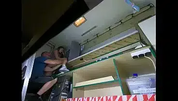 I asked my hostess to make me a cigarette but she looks so sexy in this mini skirt that I had to play with her pussy at least just a little bit