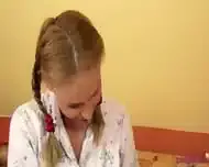 Innocent Schoolgirl Gets Creampie