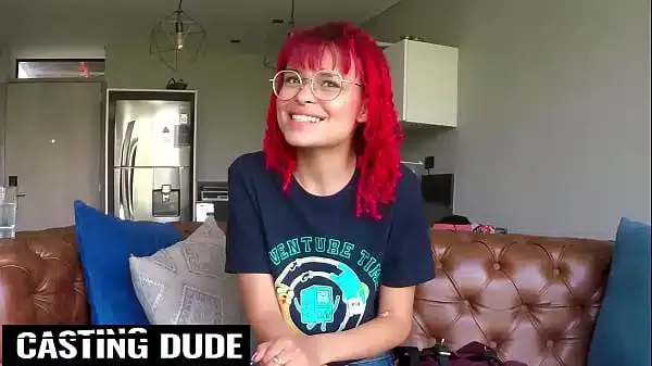 Redhead Latina Teen Gets Messy POV Giving Monster Cock Sloppy Blowjob