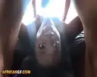 Sexy Natural Tits Black Hottie RAMMED ROUGH By Big White Cock American