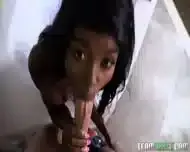 Teeny Petite Chocolate Ebony Fucks BWC