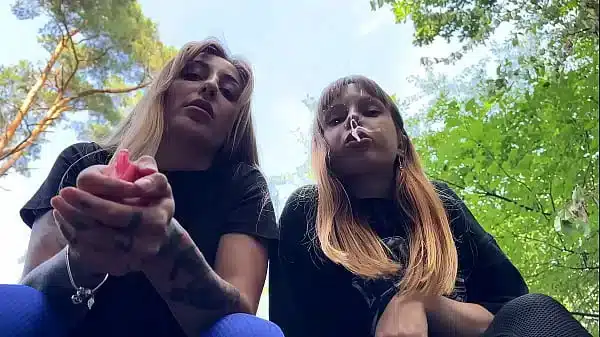You Are Dirty And Spit-stained In The Forest – POV Spitting Femdom