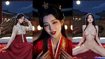 AI generated Anime style korean failgrace sfw vs NSFW