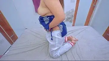 Big Ass Indian Maid Accidently Fucked Hard in Doggy Style by Her Master with Close-up Asshole.