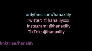 Cute girl bouncing her big ass and perfect pussy – Hana lily