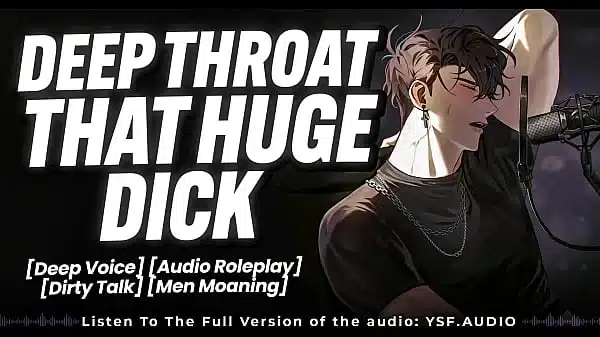 (DIRTY TALK AUDIO) Rough Boyfriend Throat Fucking, Face Slapping and Cock Worship.