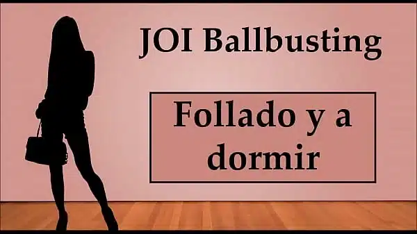(En español) JOI Ballbusting Anal y a con un consolador