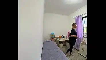 Female waxing with hot wax for bikini area and anus.