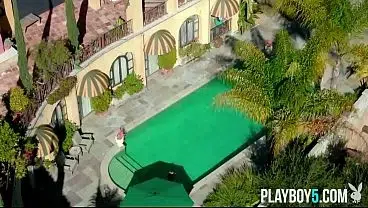 Gorgeous latina Gianna Dior solo outdoor flaunting her hot body