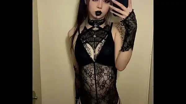 Goth Teen Selfie (AI)
