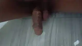 India man Fast fucking and masturbating my big dick. Huge creampie drips out.