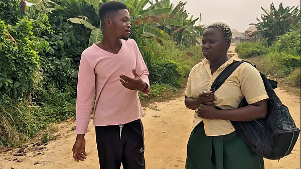 Nigerian village school girl taken to jungle and fucked