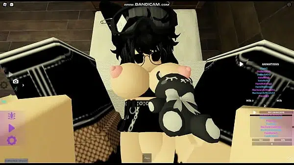 roblox emo chick gets pounded hard on bed part 2