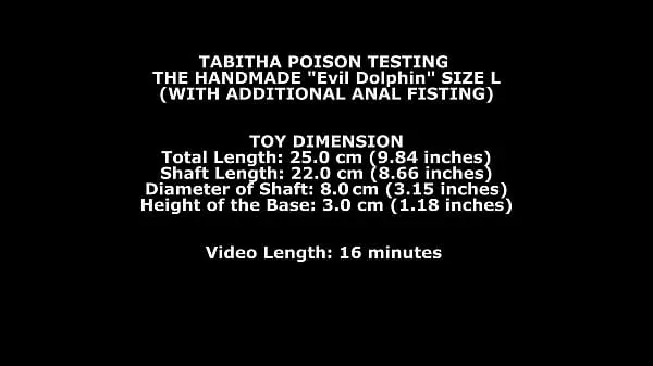 Tabitha Poison Testing The Handmade Dolphin Size L (With Additional Anal Fisting) TWT102