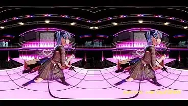 VR180 mmd Suisei Dance 3d hololive Hentai