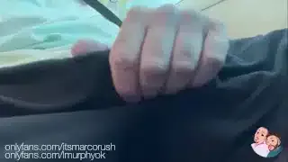 bus a un semental hetero y al darse cuenta se le pone la polla dura y se corre para mi